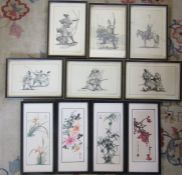 Assorted limited edition prints of Samurai warriors by Roald Knutsen signed and numbered in pencil