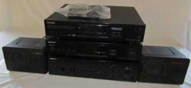 Kenwood stereo stacking system consisting of compact disk play DP-3080, AM-FM stereo synthesizer