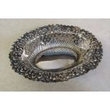 Victorian silver oval bonbon dish L 13.5 cm Chester 1900 weight 1.17 ozt