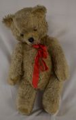 Large vintage teddy bear with growler Ht approx 60cm