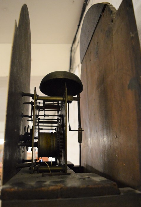 Victorian 8 day longcase clock in a mixed wood case - Image 3 of 5