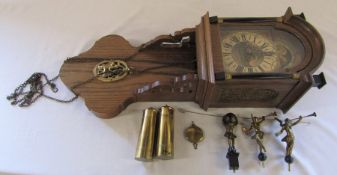 Dutch wall clock (broken pendulum)