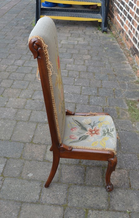 19th century prie-dieu chair - Image 4 of 4