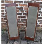 Pair of floor standing Rank Organisation loudspeakers - unit type A763, serial number 39A / 00379
