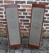 Pair of floor standing Rank Organisation loudspeakers - unit type A763, serial number 39A / 00379