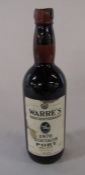 Bottle of Warre's 1970 tercentenary vintage port