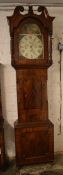 Early 19th century 30 hour long case clock