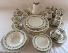 Royal Doulton Tapestry pattern part coffee / dinner service