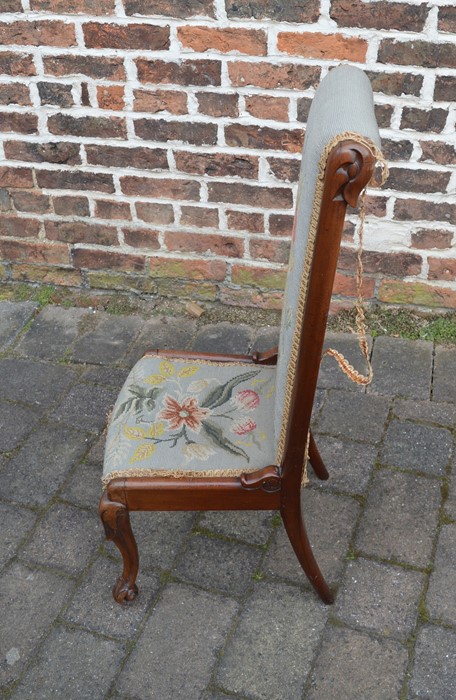 19th century prie-dieu chair - Image 2 of 4
