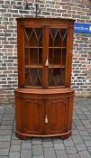 Regency style corner cupboard H 180 cm W 94 cm