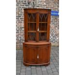 Regency style corner cupboard H 180 cm W 94 cm