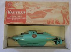 Boxed Nautilus clockwork submarine model based on the Walt Disney film '20,000 Leagues Under the