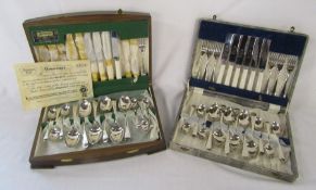 2 boxed half canteens of cutlery