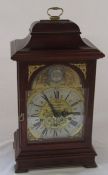 E J Goodfellow Wadebridge mahogany mantel clock H 44 cm
