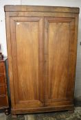 French walnut armoire H 205 cm W 127 cm D 51cm