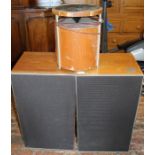 Pair of Leak Sandwich 600 40 watt speakers and a Kolster speaker (all untested)