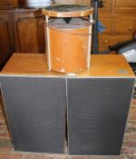 Pair of Leak Sandwich 600 40 watt speakers and a Kolster speaker (all untested)