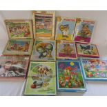 12 vintage 'Victory' plywood jigsaws