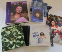 Kate bush signed single together with imports and picture disc singles, The single file 1978-1983,