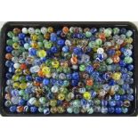 Jar of marbles H 16 cm, size of marbles 1.5 cm