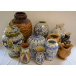 Various large jars, vases & jugs (2 boxes)