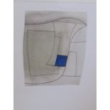 Ben Nicholson (1894-1982) framed modernist abstract print 'Suffolk' published New York 1974 44 cm