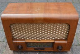 Vintage Sobell radio in a wooden case (untested)