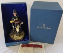 Royal Doulton limited edition Duke of Wellington figurine no 375/500 modelled by Alan