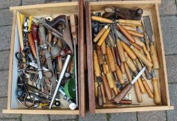 Two drawers of mixed tools