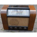 Marconi Marconiphone vintage radio in a wooden case (untested)