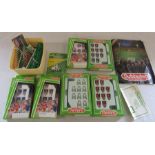 Subbuteo table football accessories inc Everton, England, Real Madrid, Liverpool, Rangers and