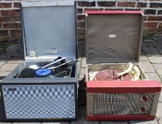 Hacker Gondolier GP42 record producer with Garrard turntable & Collaro Challenger portable record