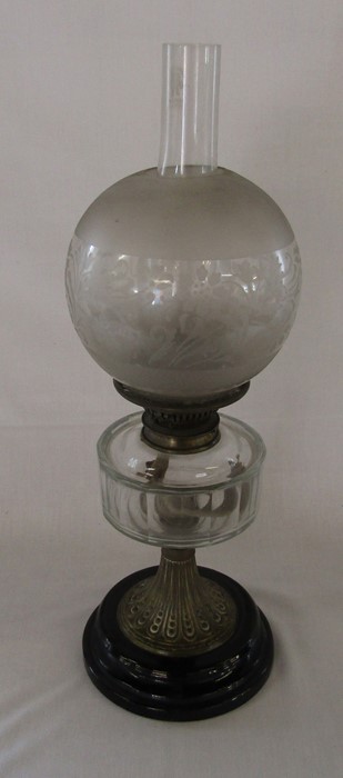 Victorian paraffin lamp H 57 cm