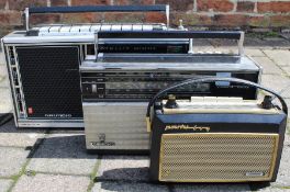 Grundig Party Boy, Yacht Boy & Satellit 2000 portable radios (all untested)