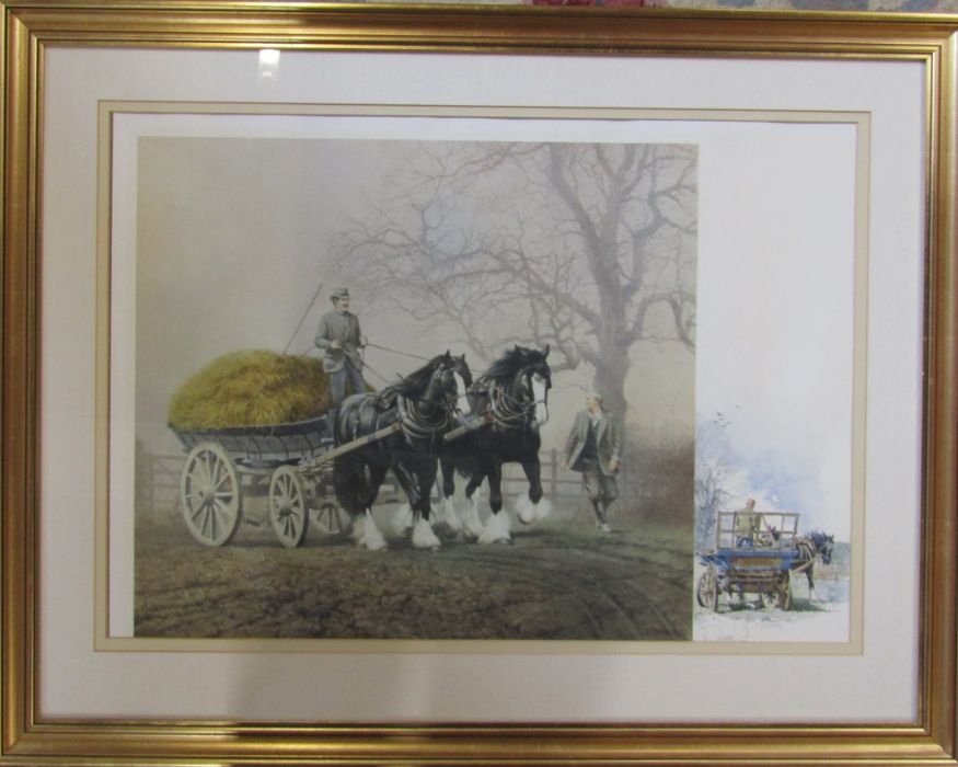 R P Reynolds framed artist proof print signed in pencil by the artist 82 cm x 64 cm - Image 3 of 3