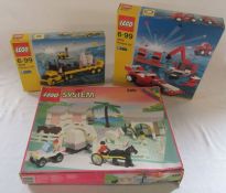 3 boxed Lego sets inc Lego designer (unchecked)