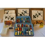 8 boxed Atlas Group boxed planes, various diecast vehicles & a Matchbox Series Collectors Box