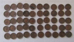 50 Victorian Ceylon quarter cents c.1901