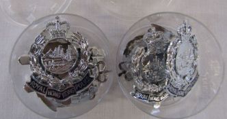 7 Royal Hong Kong Police cap badges made by Firmin (unissued)