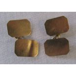 Pair of 9ct gold cufflinks, London hallmark, weight 7.34 g