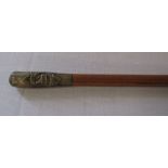 Lincolnshire Regiment bamboo swagger stick L 68 cm