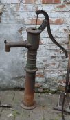 Old cast iron water pump