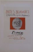 Pablo Picasso (1881-1973) - framed lithographic print 'Pates Blanches Galerie Folklore Lyon France