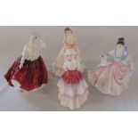 4 Royal Doulton figurines - Gail HN 2937, Yours forever HN 3354 (1992 first year of issue), Eliza HN