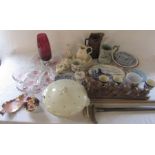 2 boxes of assorted ceramics and glassware inc Royal Albert and a Seltmann Weiden tureen together