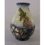 Moorcroft  'Sweet Briar' pattern vase c. 1997 H 19 cm