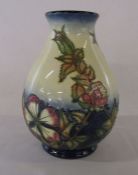 Moorcroft  'Sweet Briar' pattern vase c. 1997 H 19 cm