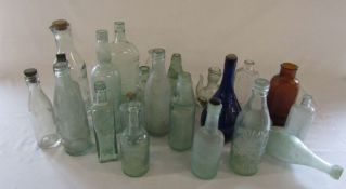 Quantity of old bottles inc Parkin Atkin Grimsby, Arnold & Co Lincoln and Wellow Brewery Grimsby