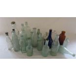 Quantity of old bottles inc Parkin Atkin Grimsby, Arnold & Co Lincoln and Wellow Brewery Grimsby