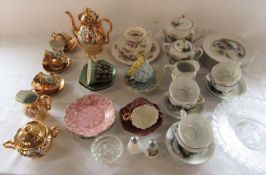 Various part tea services inc Royal Albert and Royal Stuart